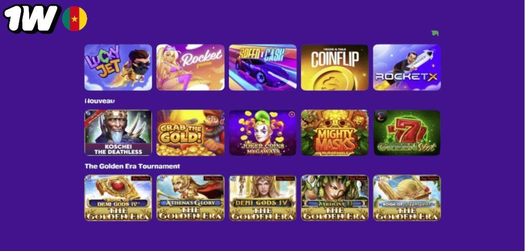 Machines à sous sur 1Win : Des milliers de jeux pour tous les goûts